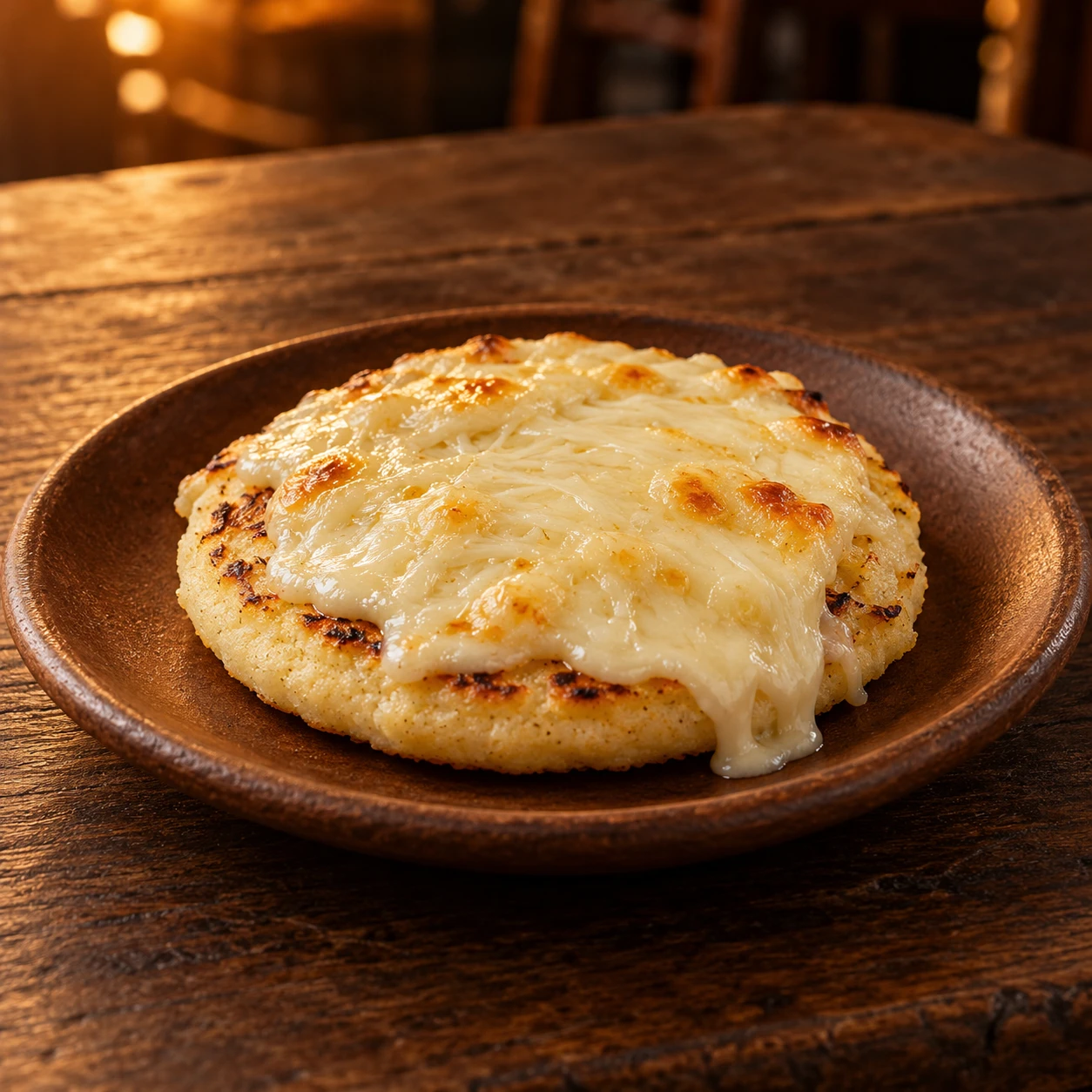 Arepa con quesillo · imagen ilustrativa