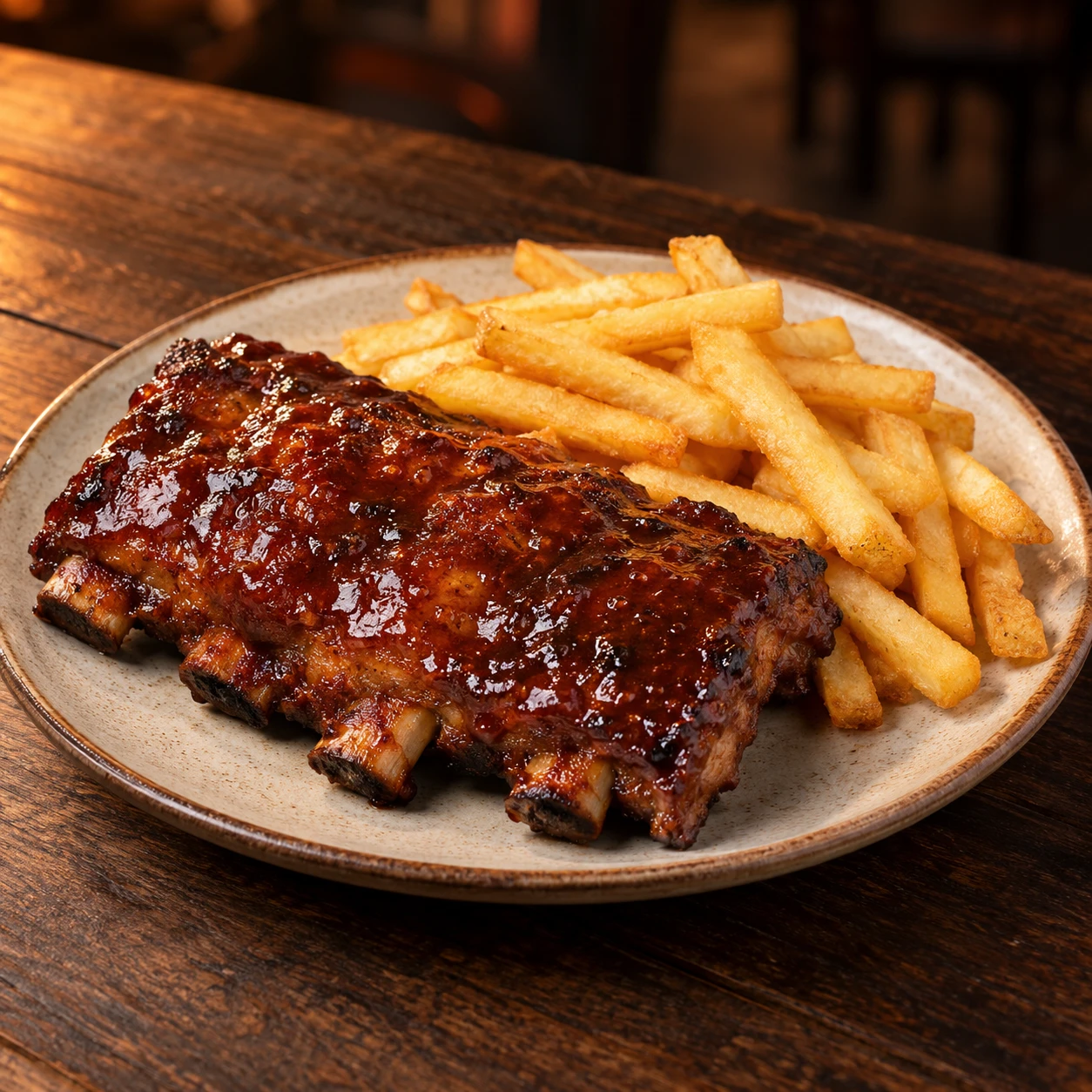 Costillas BBQ pequeñas · imagen ilustrativa