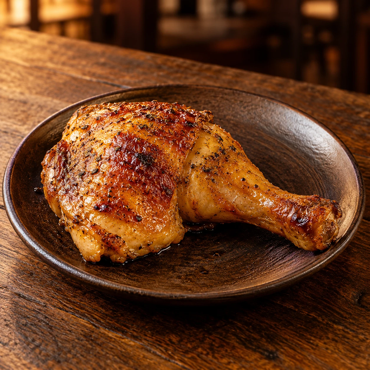 ¼ de pollo asado · imagen ilustrativa