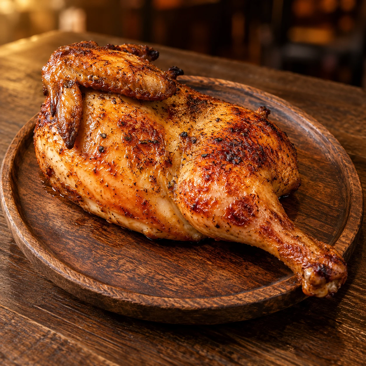½ pollo asado · imagen ilustrativa