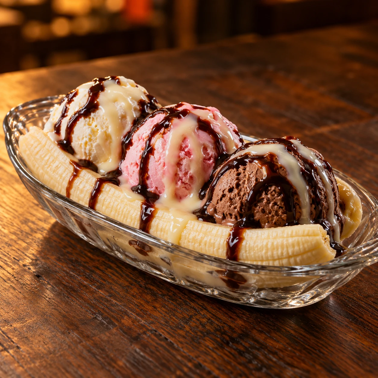 Banana split · imagen ilustrativa